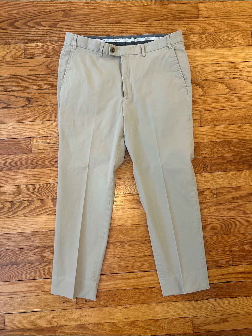 Classic Light Khaki Men's Chino Pants — Modern Tailored Fit